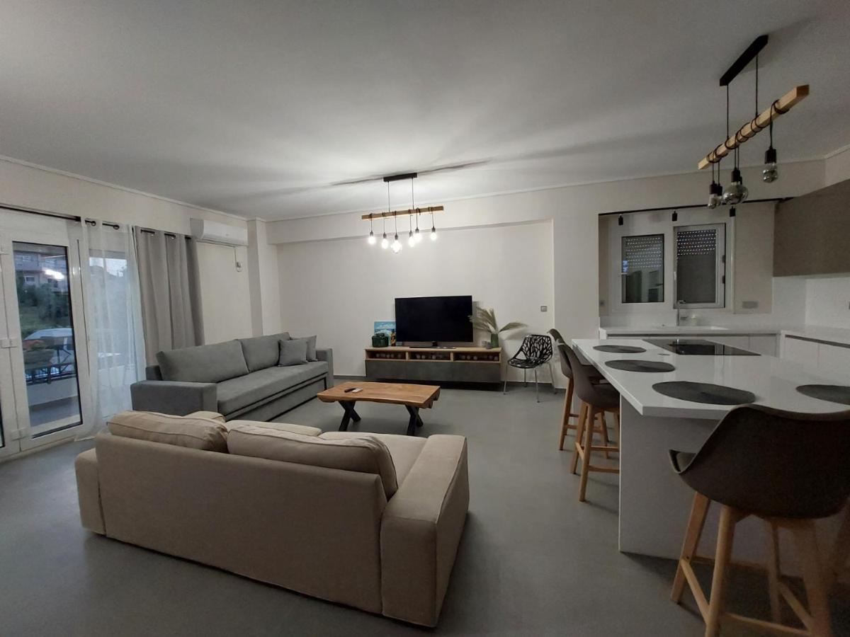 New Minimal Apartment,10' From Athens Airport Spáta Eksteriør bilde